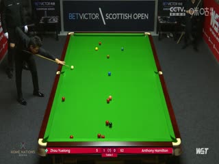 斯诺克周跃龙4-0安东尼·汉密尔顿20231030（李照）